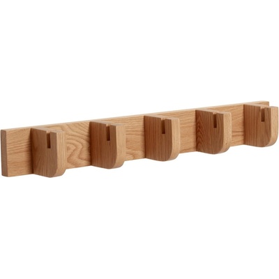 Hübsch Стенна закачалка от масивен дъб в естествен цвят Nomad - Hübsch (881319)