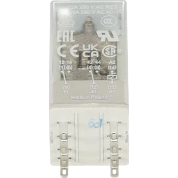 ABB Щепселно реле abb cr-m024dc2, 12a/24vdc, 2no (m518413)