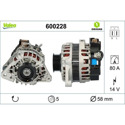 generátor VALEO 600228