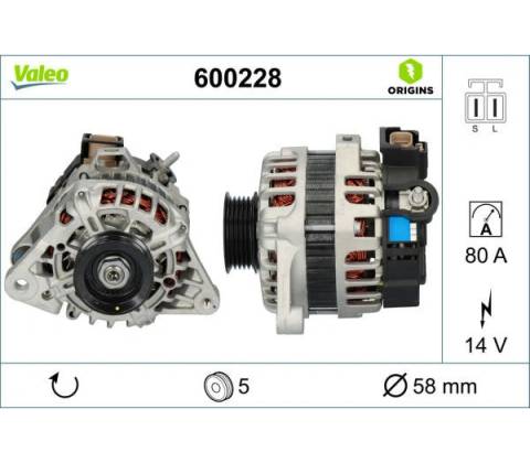 generátor VALEO 600228