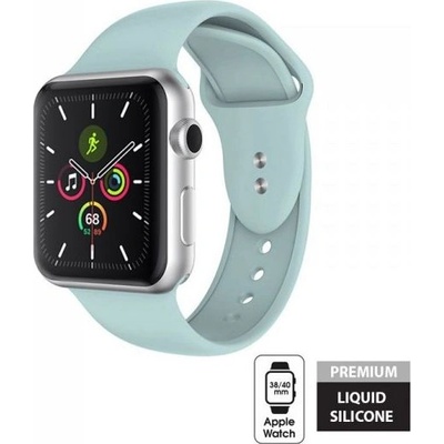 Crong Liquid Band каишка за смарт часовник Apple Watch 38/40/41 мм зелена (CRG-40LQB-GRN) (CRG-40LQB-GRN)
