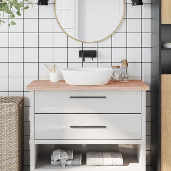 vidaXL Плот за баня 100x60x2, 5 см масивно дърво бук (355991)