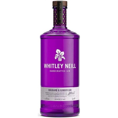 Whitley Gin Neill Rhubarb Ginger 43% 1 l (holá lahev)