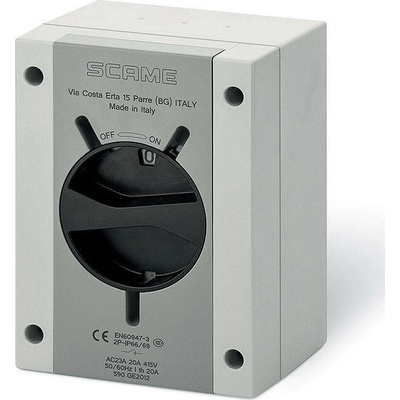 SCAME Spínač ISOLATOR-TP 40A 3P standard IP65 590.GE4013
