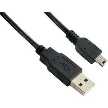 4World 07601 USB 2.0 MINI 5pin, AM / B MINI, 0,8m