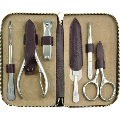 Niegeloh Solingen Kožená sada na manikúru 85257 Cafe do Brazil XL ristretto hnedá