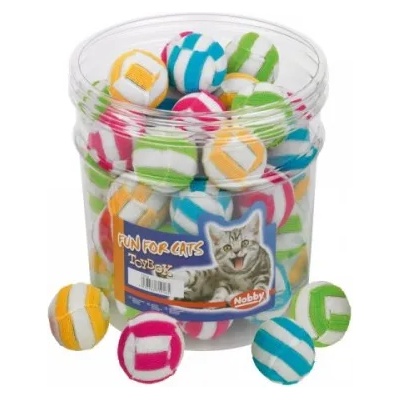 Nobby Играчка за котка топче райе цветно 4 см. nobby Германия 71916
