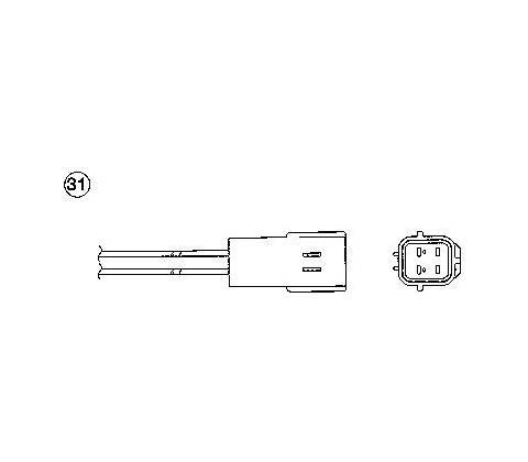 Lambda sonda NGK OZA74-F1
