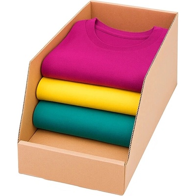 Karton Pak Úložné boxy na oblečenie, organizéry do skrine Eko Karton 18 x 40 x 13 skosený