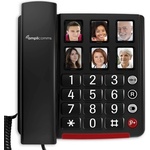 amplicomms Amplicomms BIGTel 40 plus телефон с големи бутони, тъмносив (ATL1424089) Телефонни апарати