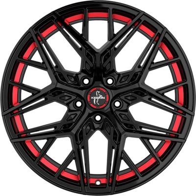 Keskin Kt25 8.5X20 5X108 ET40 black red inside