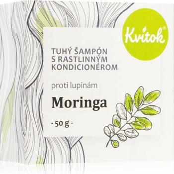 Kvitok tuhý šampón proti lupinám Moringa 50 g