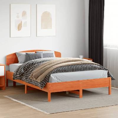 zahrada-XL 3207208 Postel bez matrace voskově hnědá masivní borovice