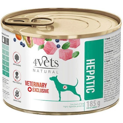 4Vets NATURAL 4Vets Dog Hepatic 185 г