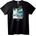 NOONEBRAND Тениска Long Beach Калифорнийски плаж - S, Black