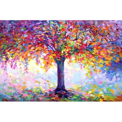 Plagát, Obraz - Tree of Happiness, 40 × 26.7 cm