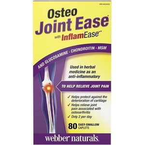 Webber Naturals Osteo Joint Ease, 80 каплети, Webber Naturals (3375 WN)