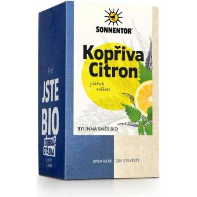 Sonnentor kopřiva citron bio 21,6 g balení 6 ks