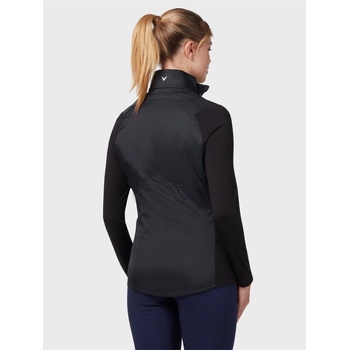 Callaway Яке Callaway Women's Water-Resistant Stretch Streamlined Fit Performance Golf Jacket - Caviar