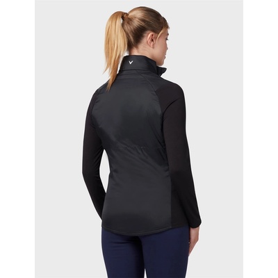 Callaway Яке Callaway Women's Water-Resistant Stretch Streamlined Fit Performance Golf Jacket - Caviar