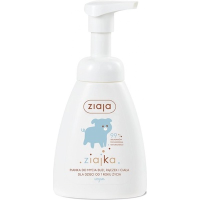 Ziaja Ziajka Pena na tvár, ruky a telo pre deti 250 ml
