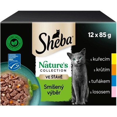 Sheba Natures Collection Консервации смесен избор в сос 12 x 85 г