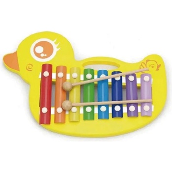 Image 1 of Viga Toys Дървена музикална играчка Viga - Ксилофон, пате (59769)