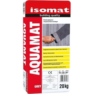 ISOMAT AQUAMAT Hydroizolační suspenze na bázi cementu, šedá, 20 kg
