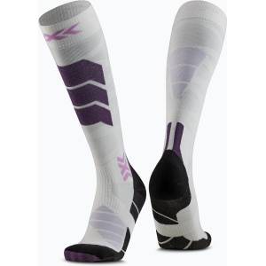 X-Socks Скиорски чорапи X-Socks Ski Expert Silk Merino Otc white/lavender