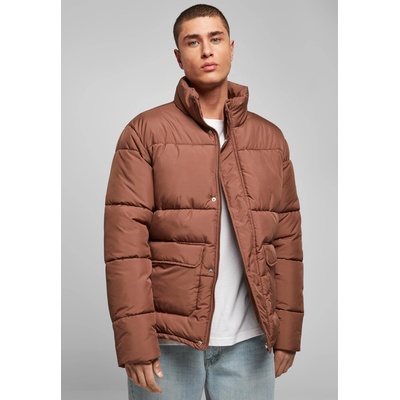 Urban Classics Мъжко яке в кафяв цвят Urban Classics Short PufferUB-TB4718-03467 - Кафяв, размер XXL