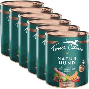 Terra Canis Naturhund Пуйка и Патешко 6 x 800 г