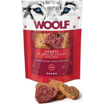 WOOLF Hearts Of Duck Or Chicken And Rice 100 g