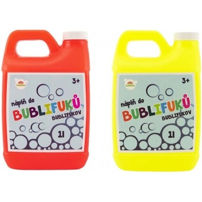 Teddies Náplň do bublifuku 1 litr 2 barvy v kanystru