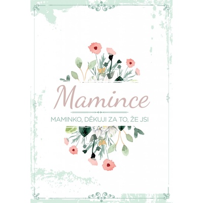 Přání mamince - děkuji Ti – Zboží Dáma