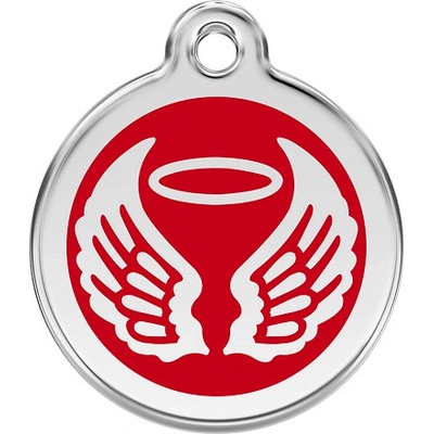 Red Dingo známka Angel Wings Red Andělská křídla červená S 20 mm – Zboží Dáma