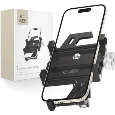 Tech-Protect Универсален държач за телефон за велосипед Tech-Protect V1, черен (5906203693566)