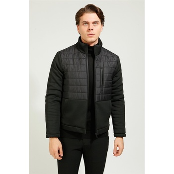 Centone Мъжко късо Slim Fit яке - Черно #363545 (363545_Черно)