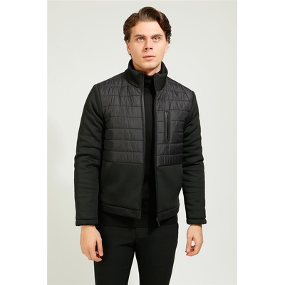 Centone Мъжко късо Slim Fit яке - Черно #363545 (363545_Черно)