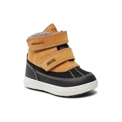 Primigi dětské kozačky eko kůže hnědé