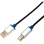 LogiLink USB-B 2.0m black