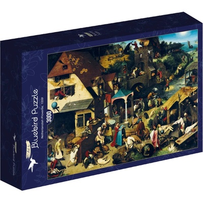 BlueBird Pieter Bruegel starší nizozemská přísloví 3000 dílků