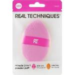 Real Techniques Miracle 2-In-1 Powder Puff гъбичка за пудра и фон дьо тен за жени 1 бр