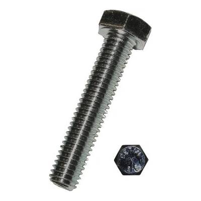 Šesťhranná skrutka 3/8"x3/4" závit (podobné DIN 933) galvanicky pozinkovaná 1 ks