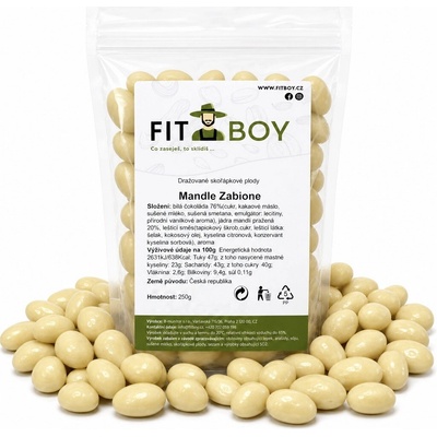 FITBOY Mandle Zabaione 250 g