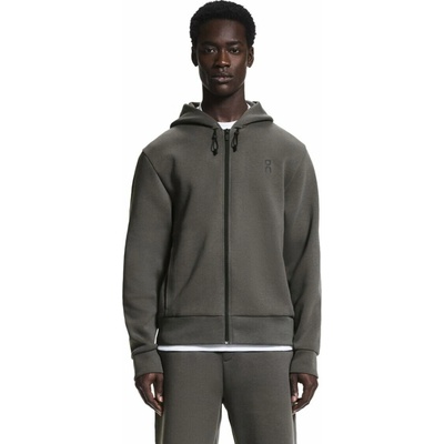 On Focus Tech Zip Hoodie M Shadow