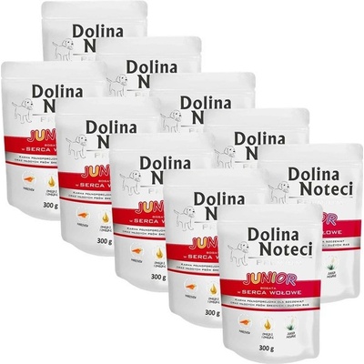 Dolina Noteci Premium Junior Rich In Beef Hearts 10 x 300 g
