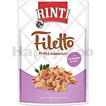 Rinti Dog Filetto Adult kuře a šunka v želé 100 g