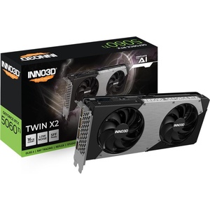 Inno3D GeForce RTX 5060 Ti Twin X2 16GB GDDR7 128bit (N506T2-16D7-191073N) Видео карти