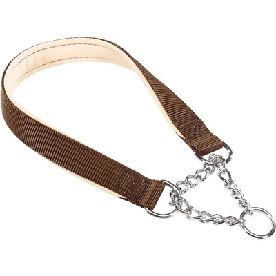 Ferplast Daytona CSS - Удобен нашийник с мека подплата тип душач за кучета, 2, 5x60 см. - кафяв