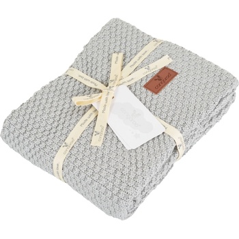 Cangaroo Детско одеяло Cangaroo - Popcorn, 80 х 100 cm, сиво (111877)